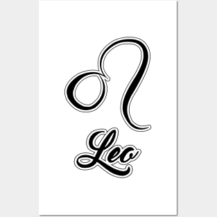 Leo Zodiac Design Posters and Art